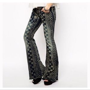 NWT Free People Bali Indigo Flare Jean